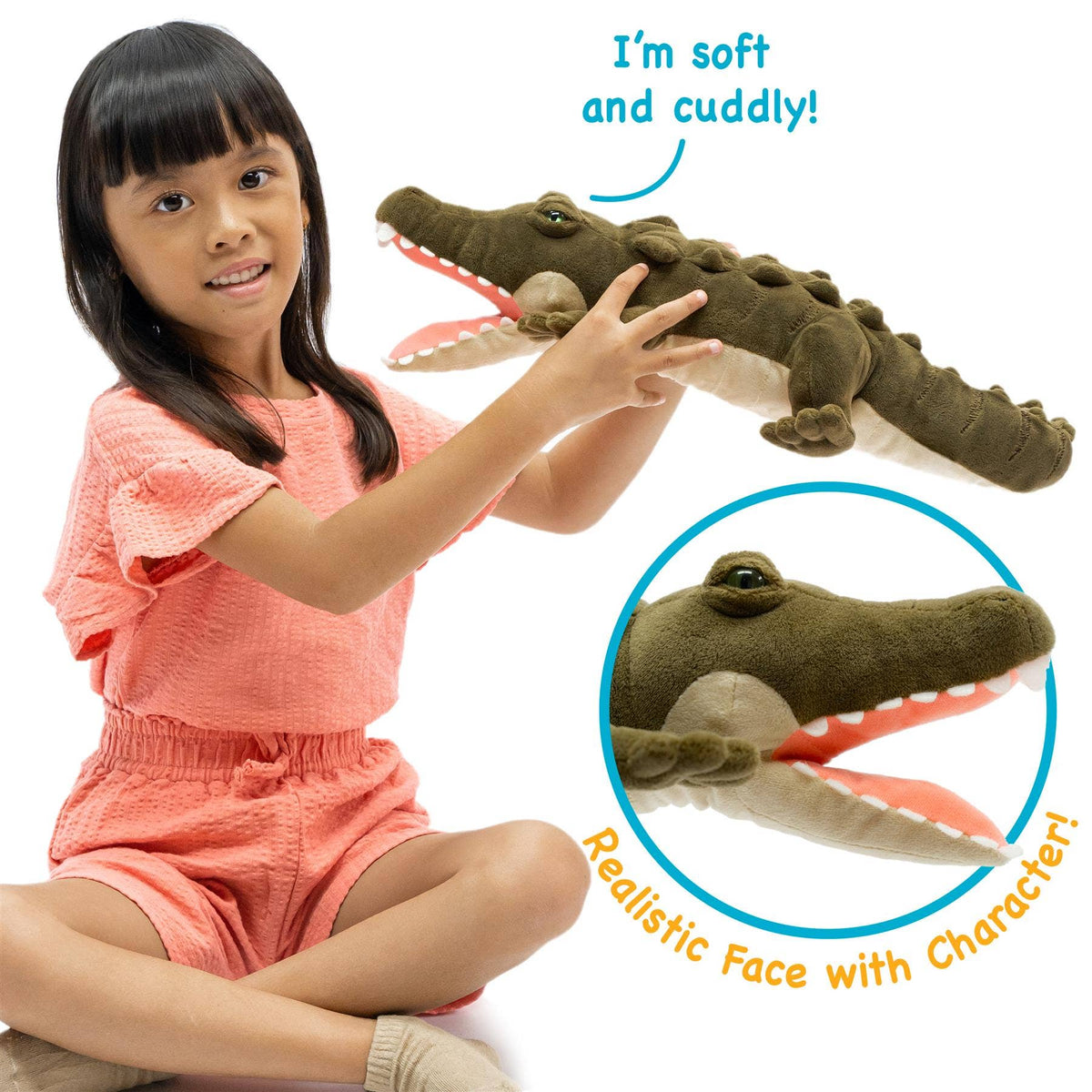 VIAHART Toy Co. - Carioca The Crocodile - 18 Inch Stuffed Animal Plush