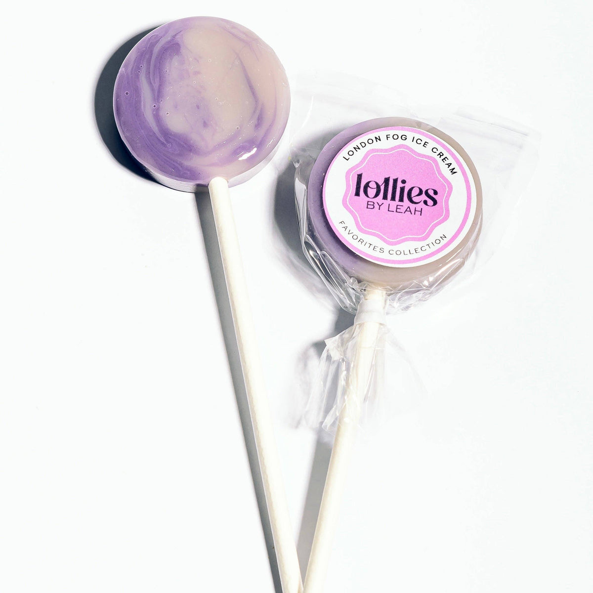 Lollies By Leah - London Fog Ice Cream Lollipop (Lavender Earl Grey + Sweet Vanilla Ice Cream)