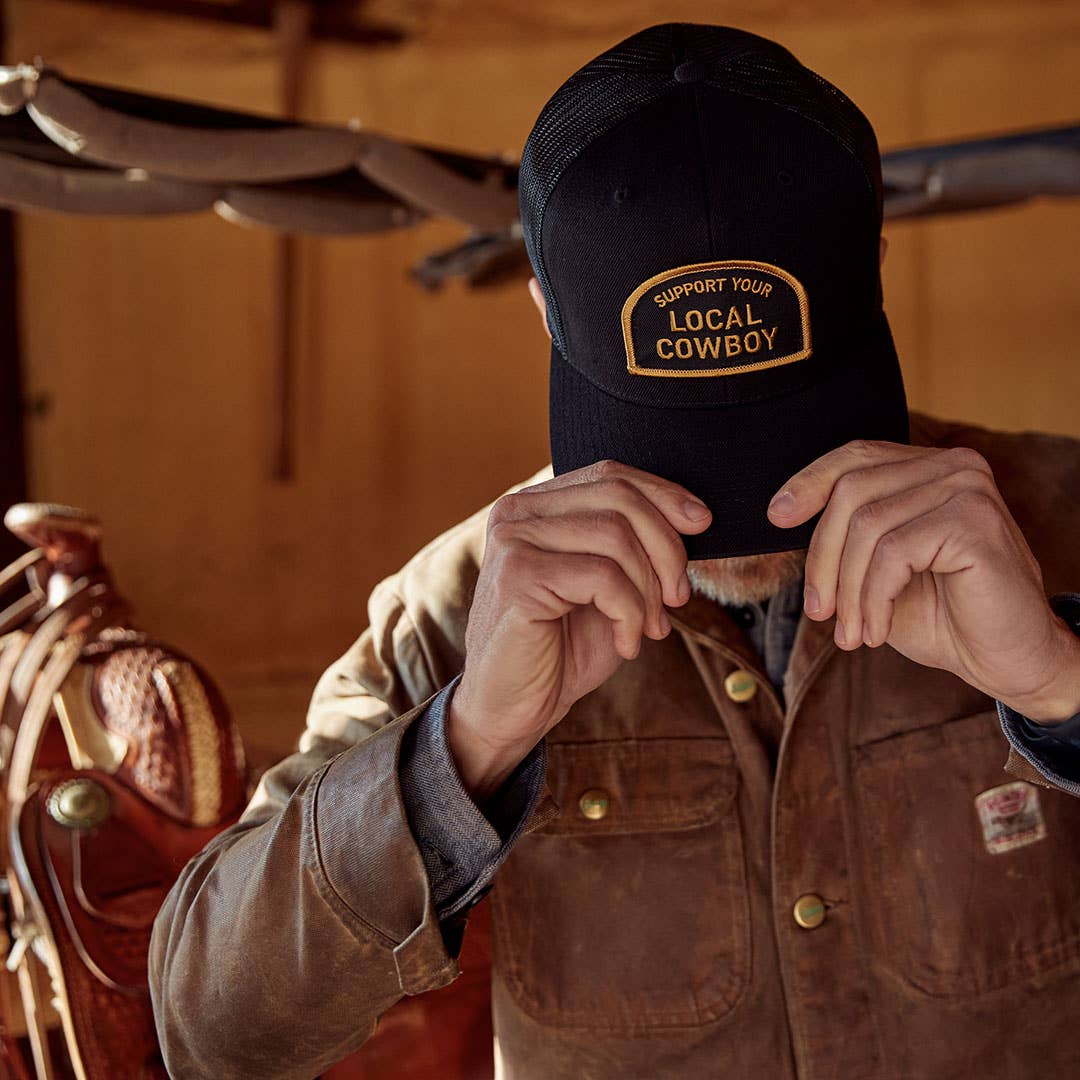 Cowboy Cool - Support Your Local Cowboy Trucker Hat