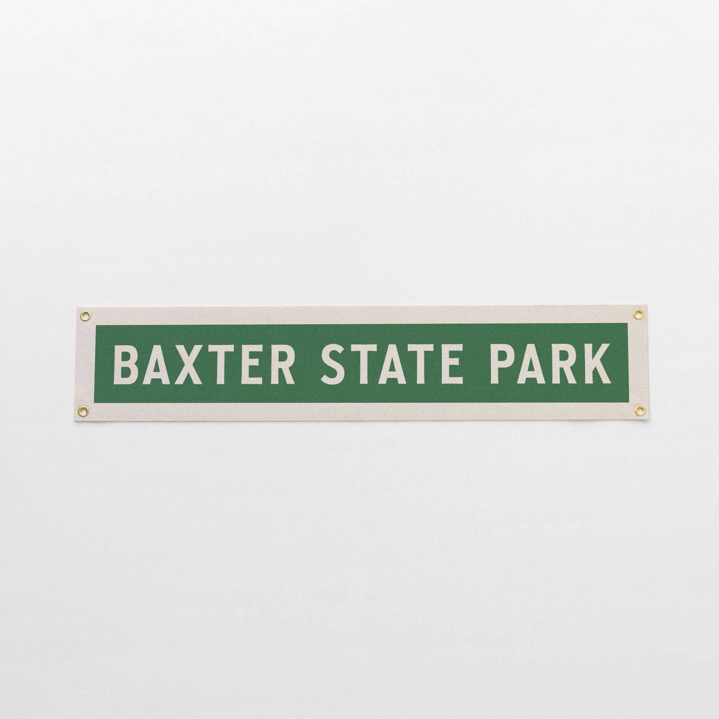 Benoit's Design Co. - Custom 8x40" Name Felt Banner: Black & Cream