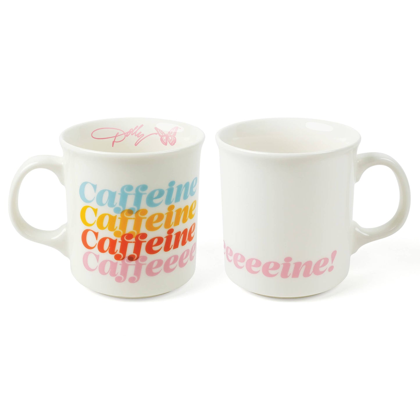 Fred & Friends - Dolly Parton Mug, CAFFEINE CAFFEINE, 16-Ounce Ceramic