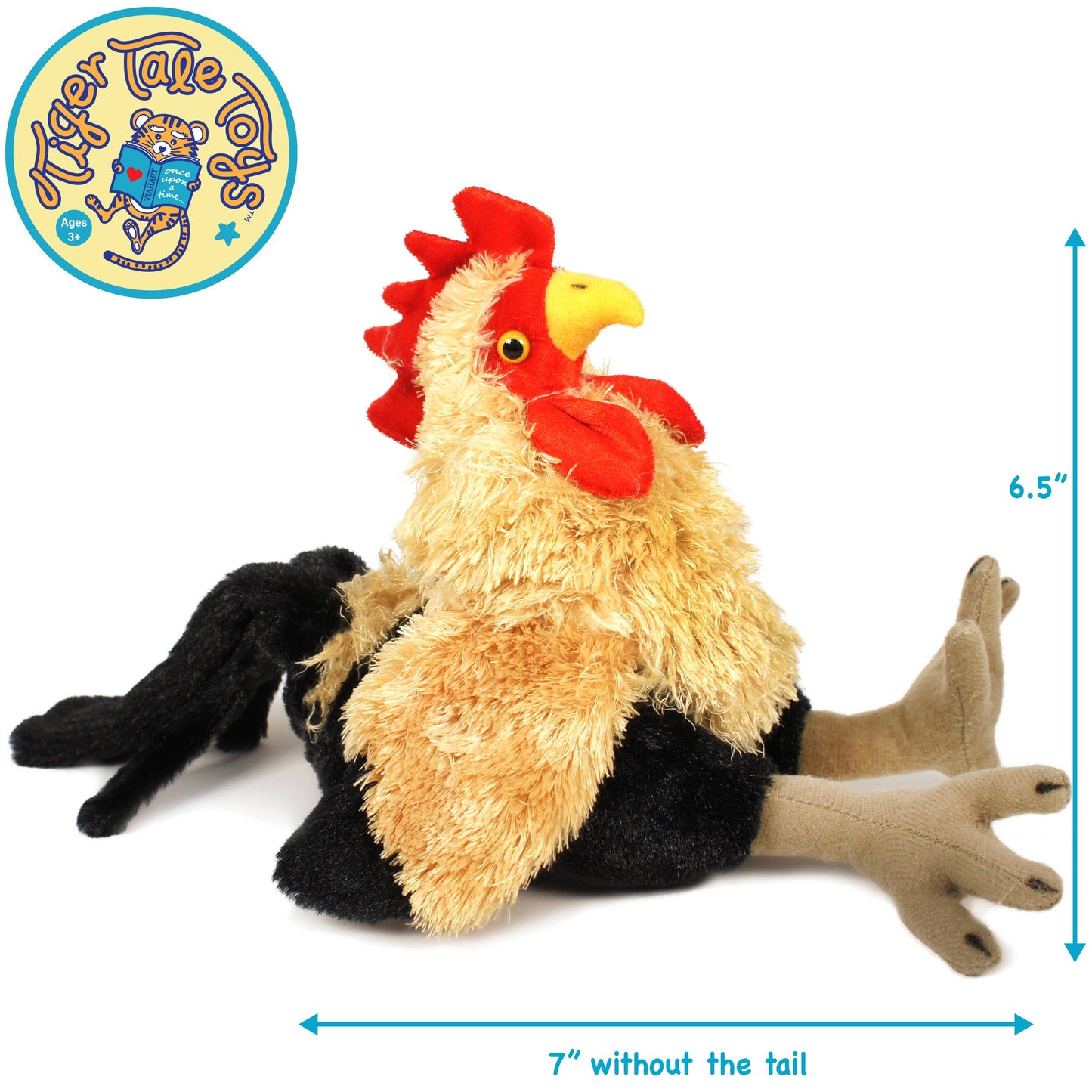 VIAHART Toy Co. - Riley The Rooster | 7 Inch Stuffed Animal Plush