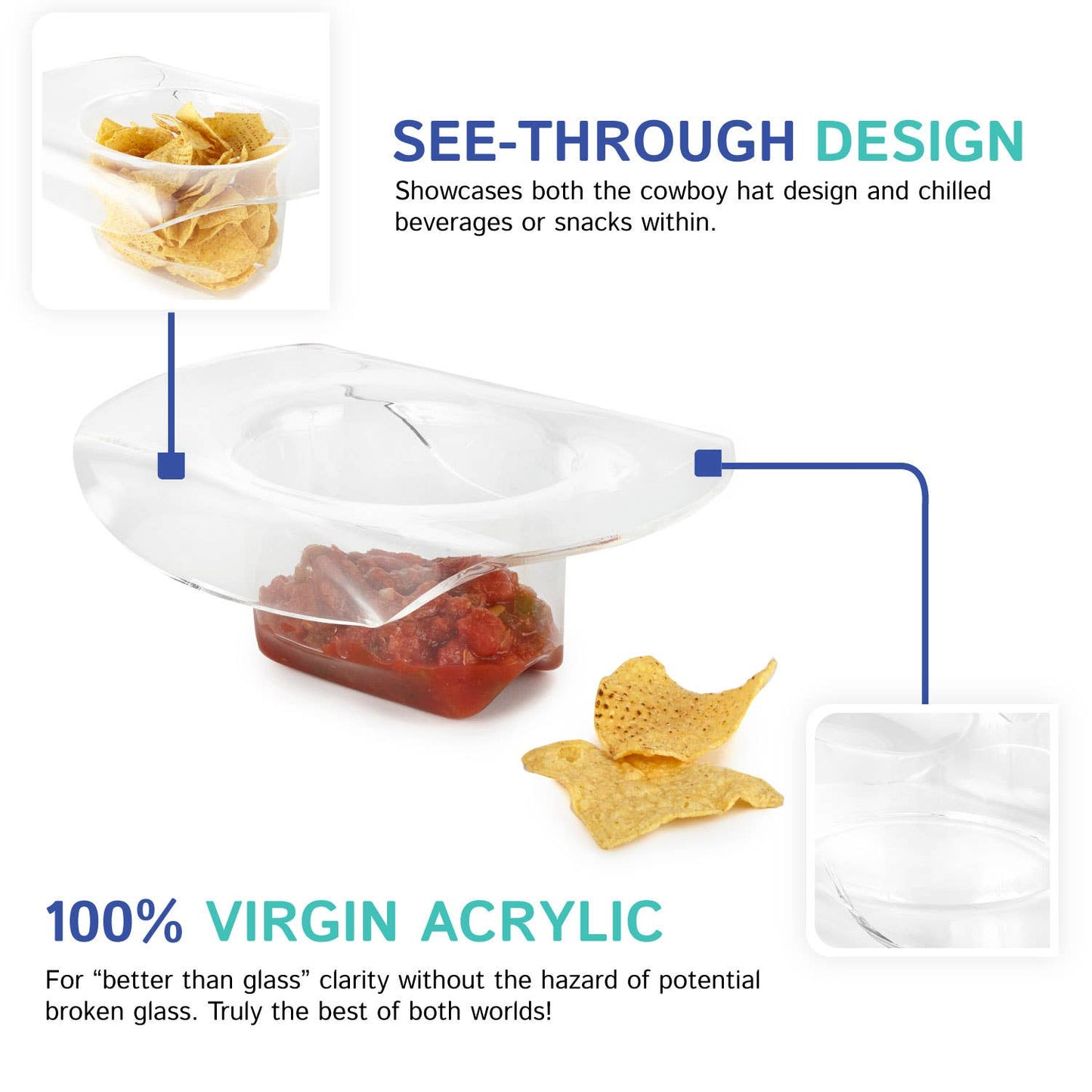 Huang Acrylic - Large Cowboy Hat