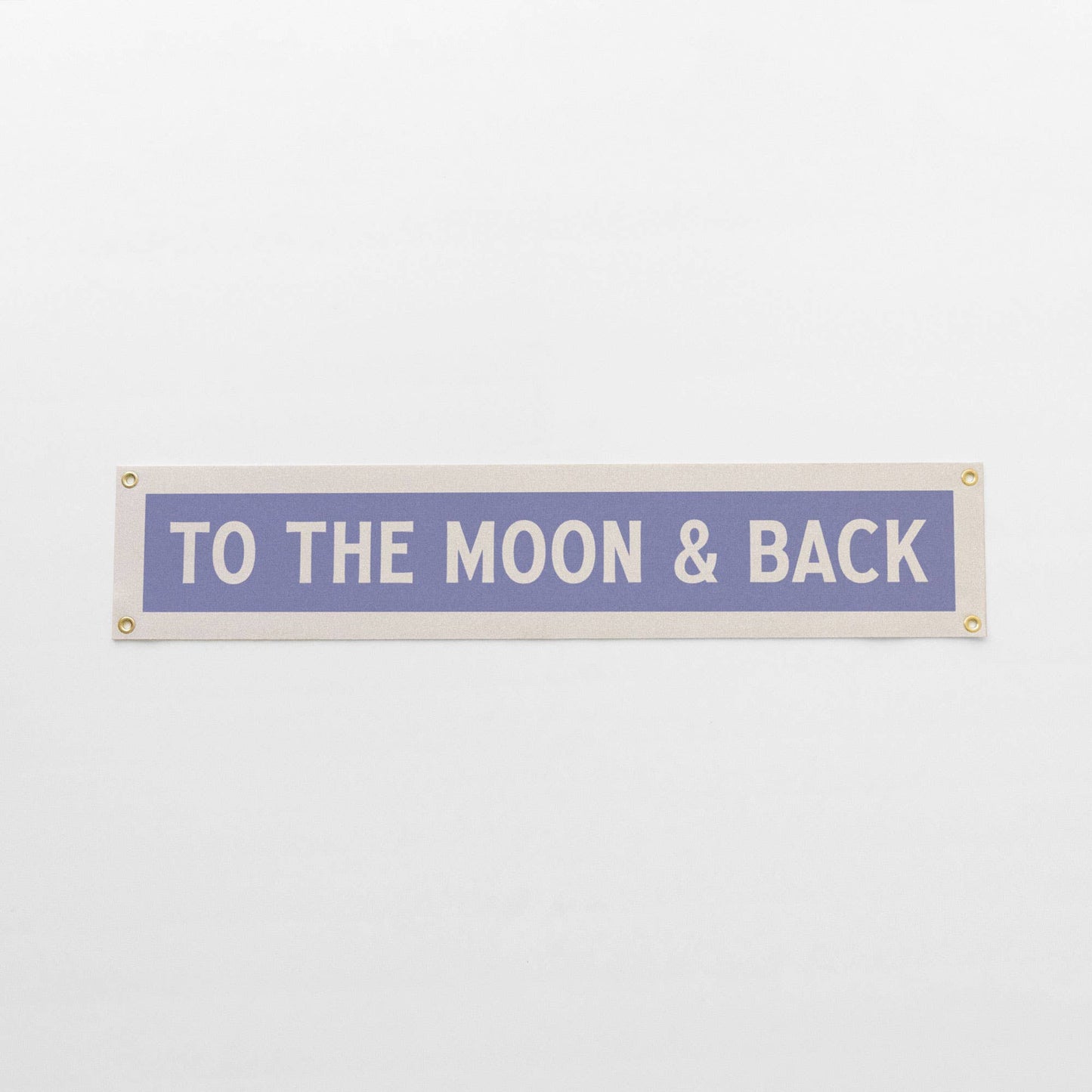 Benoit's Design Co. - Custom 8x40" Name Felt Banner: Black & Cream