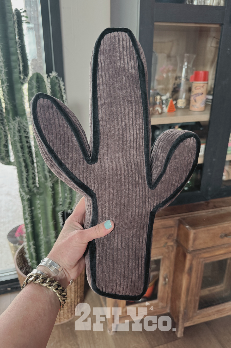 2 Fly Co - KICK A CACTUS PILLOW: AGAVE