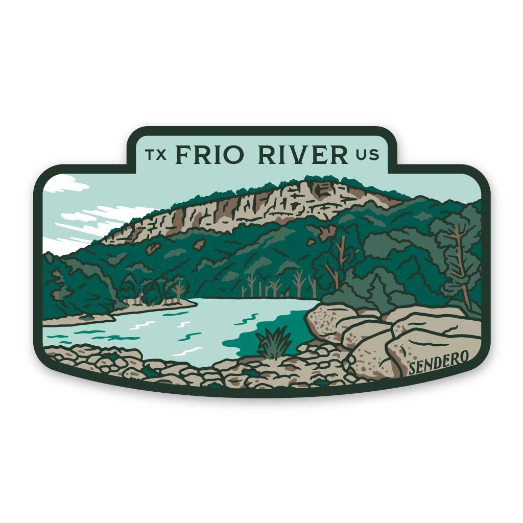 Frio River Sticker