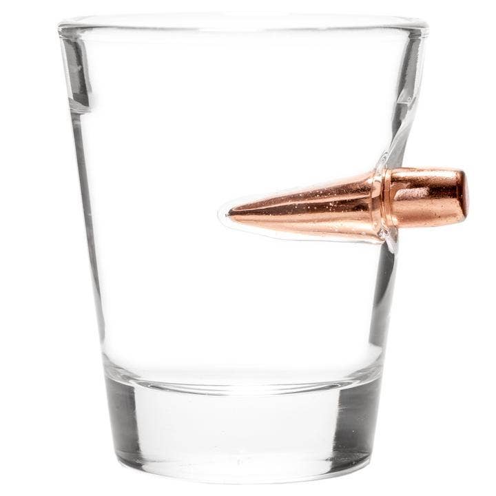 Lucky Shot - .308 Caliber Bullet Shot Glass