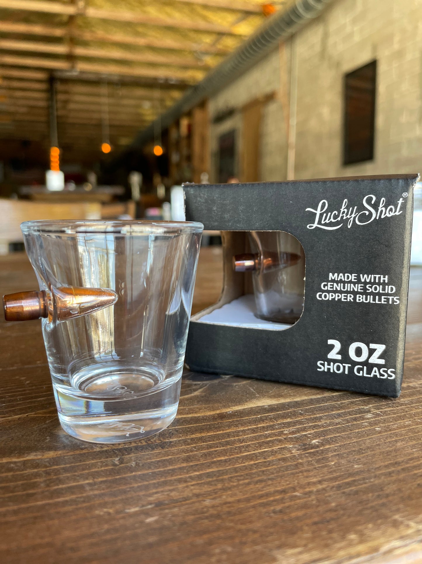 Lucky Shot - .308 Caliber Bullet Shot Glass