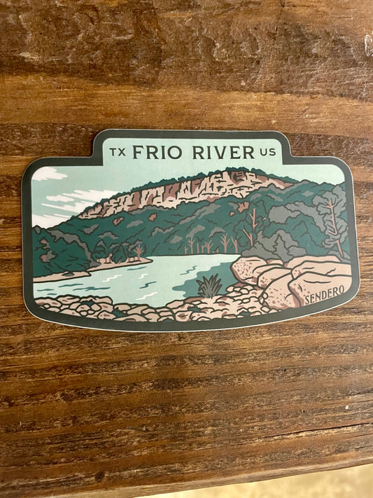 Frio River Sticker