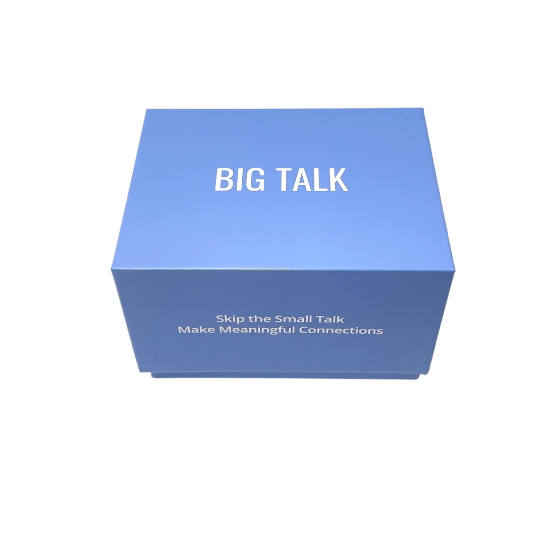 Big Talk - Big Talk Question Card Game - Giftable Tabletop Size