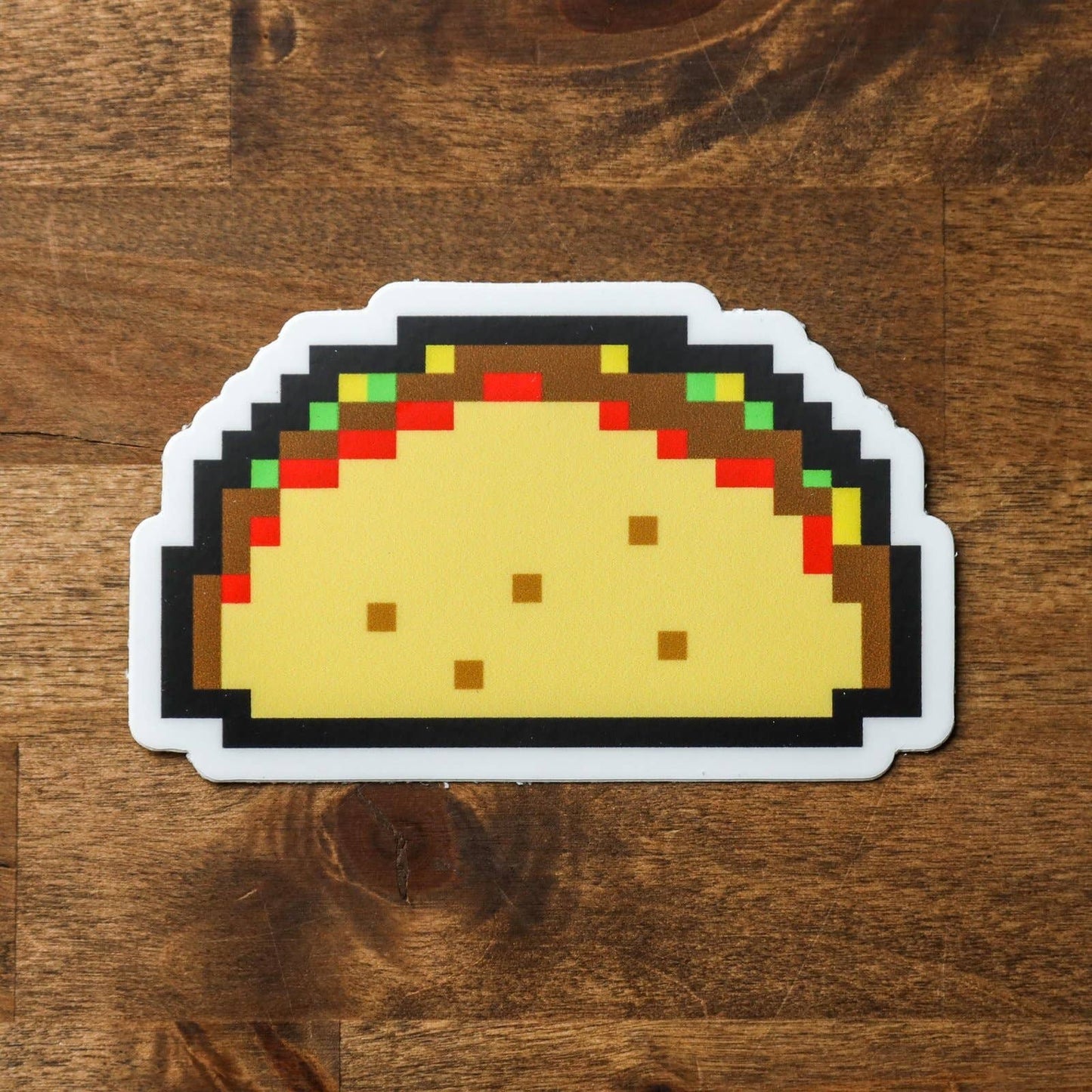 8 Bit Taco Sticker