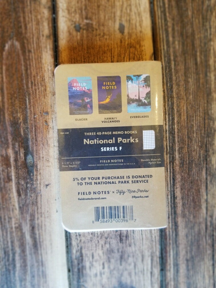 Field Notes- National Park Notebooks